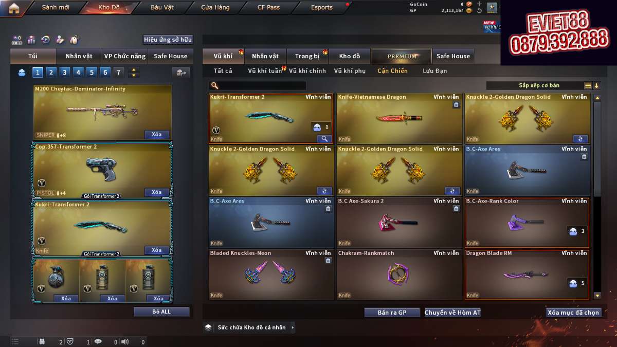 shop acc cf uy tin gia re